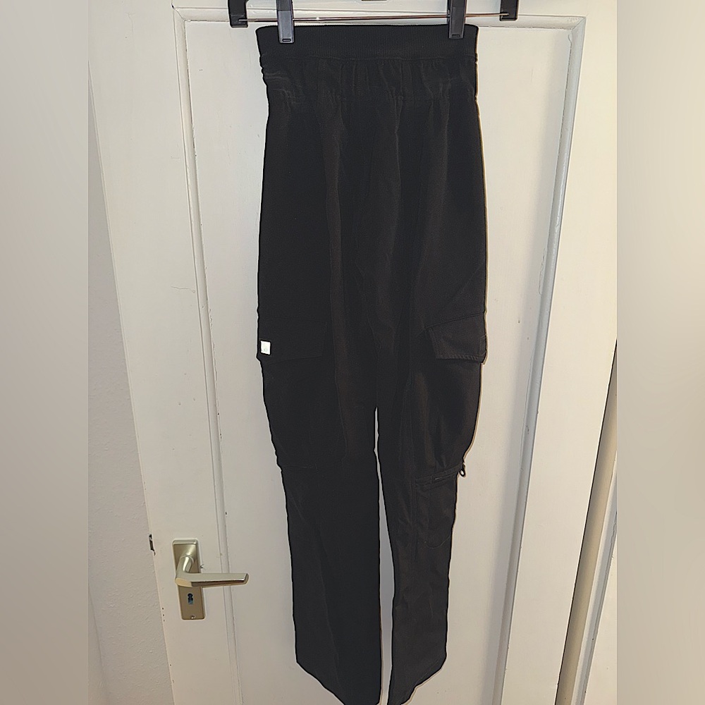 Marithe Francois Girbaud Black Cargo high waisted pants